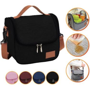 Imagem de Bolsa Térmica Feminina Masculina Lancheira Porta Marmita Lanche Bebida