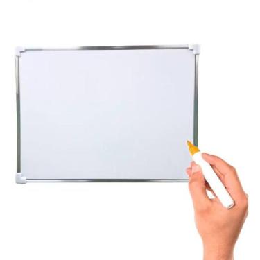 Imagem de Lousa Quadro Branco Magnético 35x50 Cm Escolar Escritório - Rio Tijuca