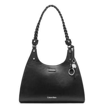 Imagem de Calvin Klein Bolsa Shelly Novelty, Mistura preta/prata, One Size