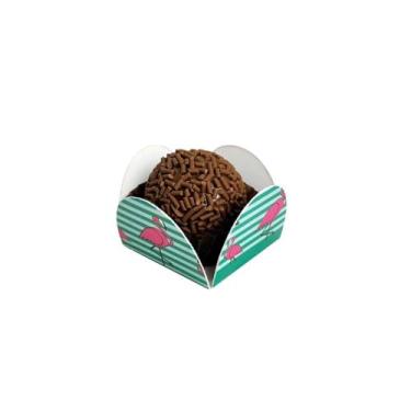 Imagem de Forminha para brigadeiro flamingo - Multi