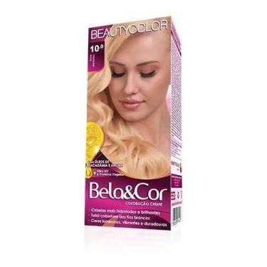 Imagem de Coloração Kit Bela&cor 10.0 Louro Claríssimo - Beautycolor