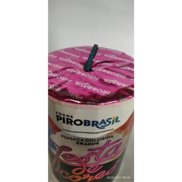 Imagem de Fumaça lata para chá revelação - PIROBRASIL/PIROMAX, ROSA