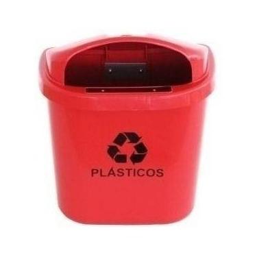 Imagem de Cesto Individual Coleta Seletiva 40 L Para Poste Ou Parede - JSN, Bran