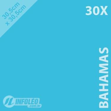 Imagem de 30 Folhas Color Plus 30,5x30,5cm 180g Bahamas (azul Piscina)