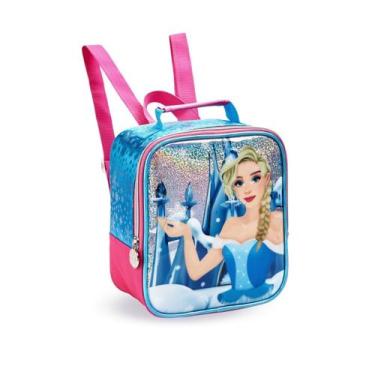 Imagem de Lancheira Térmica Princesa Do Gelo Neve Meninas Escolar - Denlex
