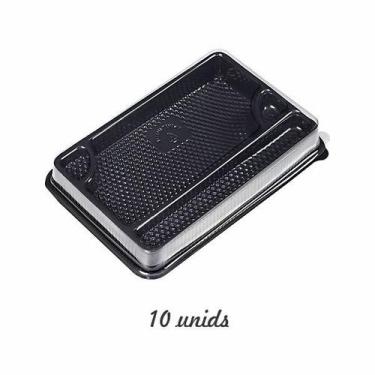 Imagem de Embalagem para Sushi Combinado Hashi 02 com tampa 10 unds - Sushi Toda