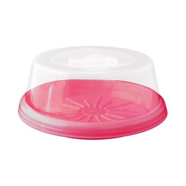 Imagem de Boleira Plastico - Café da Manhã Glamour - Tampa transparente com Prat