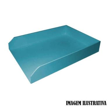Imagem de Porta Papel Sulfite Simples Mdf Madeira Pintado - ATACADÃO DO ARTESANA