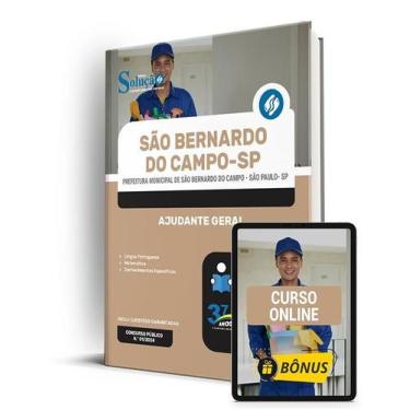 Imagem de Apostila Prefeitura de São Bernardo do Campo - SP 2024 - Ajudante Gera
