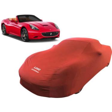 Imagem de Capa De Tecido Cor Azul Proteção Carro Ferrari California - Mz, Vermel