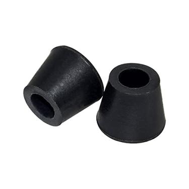 Imagem de Flyshop Preto 7/20.3 cm, diâmetro externo de 22 mm antiderrapante pés de borracha amortecedores móveis mesa amplificador alto-falante gabinete almofadas de perna, 20 peças