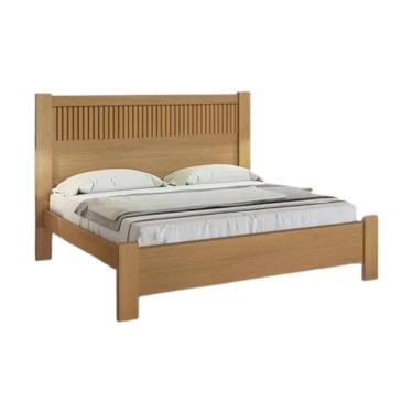 Imagem de Cama Casal Primícia Plus 100% Mdf Ripado D`doro Cinamomo