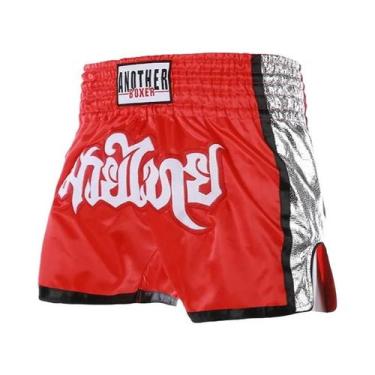 Imagem de Shorts de Muay Thai Unissex para Crianças - Bordado e Retalhos - Ideal
