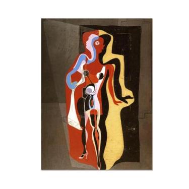 Imagem de Reprodução famosa de pinturas a óleo, manequim (manequim de Barcelona), impressões clássicas em tela arte de parede imagens de surrealismo arte giclée para decoração de casa 50 x 70 cm (20 x 28