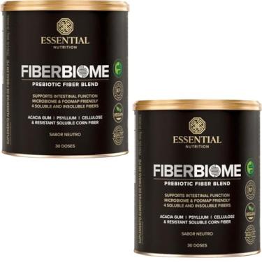 Imagem de Kit 2 Fiber Biome Essential Nutrition 300g Neutro
