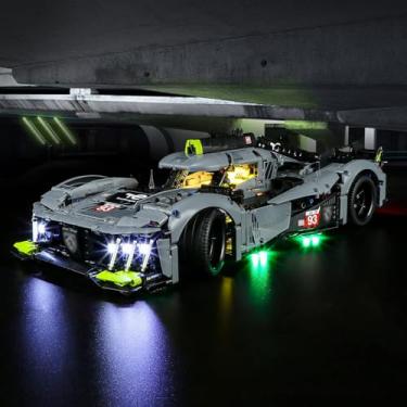 Imagem de Vaodest LED Light for Lego Technic 42156 Peugeot 9X8 24H Le Mans Hybrid Hypercar Set,Design and Configuration Compatible with Model 42156 (LED Light Only, Not Building Block Kit)