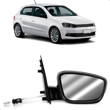 Imagem de Retrovisor Gol G6 2013 A 2016 Texturizado C/ Controle - SP ACESSÓRIOS,