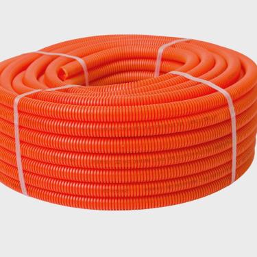 Imagem de Eletroduto Corrugado em pvc Laranja Reforçado 25mm x 25m 3/4'' - Belplast - caixa com 25m2 -
