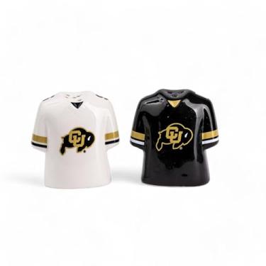 Imagem de The Memory Company | Licenciado time NFL Jersey Salt n Pepper Shakers, University of Colorado, Boulder