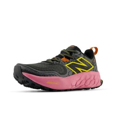 Imagem de New Balance Tênis de corrida feminino Fresh Foam X Hierro V8 Trail, Preto/rosa real/limão gengibre, 12