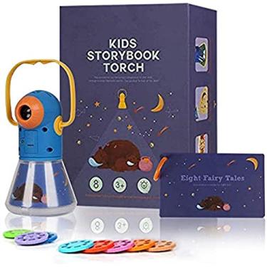 Imagem de Matteobenni Projetor de histórias multifuncional para crianças, projetor de luzes noturnas, brinquedo de livro de contos, brinquedos educativos, presentes para meninos e meninas de 3 a 12 anos