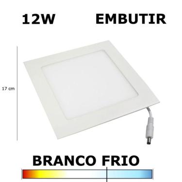 Imagem de Painel Plafon Led 12W 17Cm Embutir 5500K Evoled