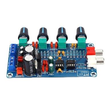 Imagem de NE5532 Placa de Pré-amplificador Estéreo HiFi Com Controle de Triplos, T, Baixo e Volume para Dual AC 2V-18V