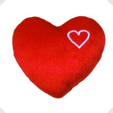 Imagem de Kit Pequenos Corações Pelúcia Velboa Bordado Presente Fofo - RG Shops 
