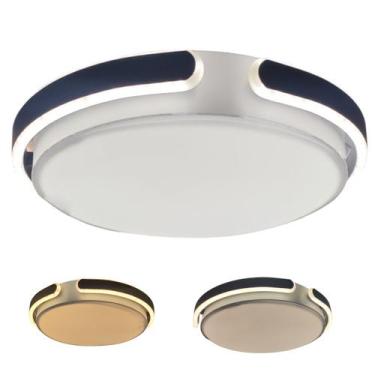 Imagem de Luminaria Plafon LED 3 em 1 Moderno Decoraçao Casa Sala de Estar Recep