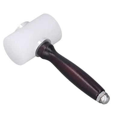 Imagem de Martelo de Escultura Em Couro de Nylon Com Alça Madeira - para Projetos Bricolage Escala Couro