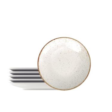 Imagem de Prato Pão Tramontina Rustico Marrom em Porcelana 16 cm Tramontina