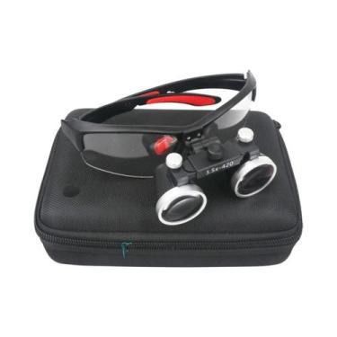 Imagem de Lupas Cirúrgicas Dentárias Ultraleves 2.5x 3.5x Lupa Binocular Com Far