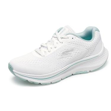 Imagem de Skechers Tênis feminino Go Run Consistent 2.0 Mile, Branco/menta, 6.5