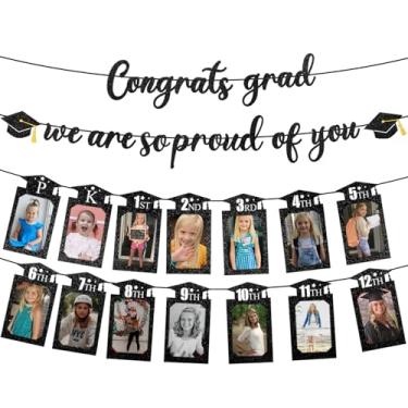 Imagem de Class of 2025 Congrats Grad We are So Proud of You, P-12th Grade Graduação Foto Banner Formatura Decoração de Festa Suprimentos
