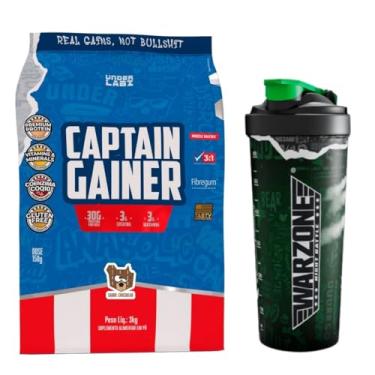 Imagem de Mass Captain Gainer Chocobear 3kg com Coqueteleira | Under Labz