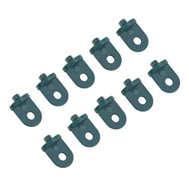 Imagem de Clipes de Estufa, 10 PCs Plant Plant ER Planging Clips Set Set Cestos Pendurados para Ferramentas de Ferramentas de Jardim de Planta de Planta de Pano de Pano de para Estufa (Verde)