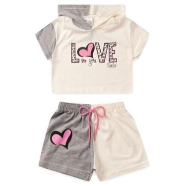 Imagem de Conjunto cropped infantil verão -tamanho g 6 anos - ESPAÇO BABY