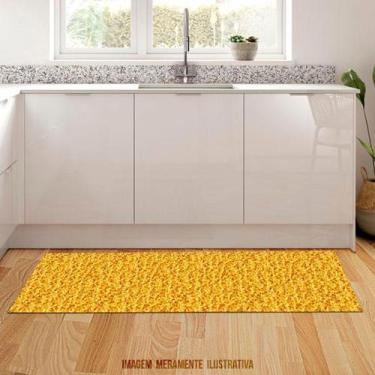 Imagem de tapete passadeira Macarronada com Queijo 140x40cm - Deluzz