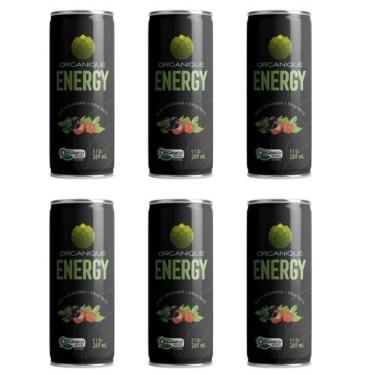 Imagem de Energético Orgânico Organique Tradicional Lata 269ml Kit 6un