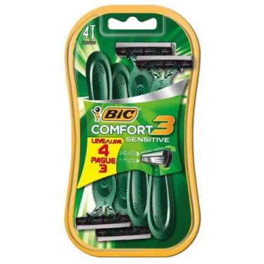 Imagem de Aparelho de Barbear Descartável Comfort 3 Sensitive leve 4 pague 3 - B