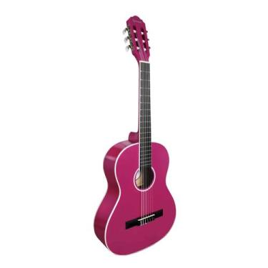 Imagem de Violão Acústico Nylon Giannini Start N14 Pink Glossy PKG