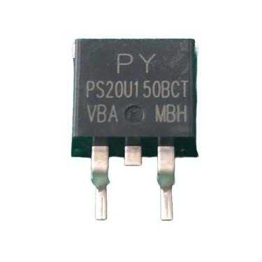 Imagem de 10x Diodo Schottky Ps20u150bct Smd To263 20amp 150v