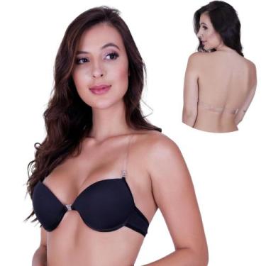 Imagem de Sutiã de Silicone Alça Removível Transparente Frente Única - c4 SILICO