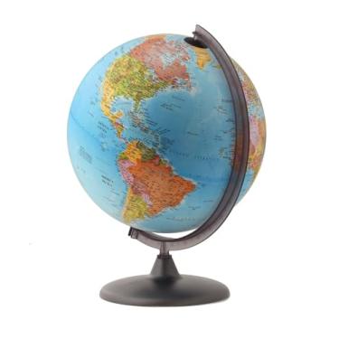 Imagem de Globo Terrestre Corallo Mapa Politico - 30 cm - azul - Tecnodidattica - Fabricado na Itália e importado