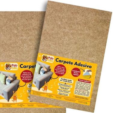 Imagem de Arranhador Adesivo Protetor Sofá Cama Premium - Pulo Du Gato, Bege, 2 