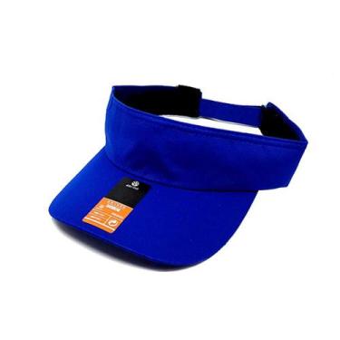 Imagem de Viseira esportiva feminina corrida caminhada praia sol color - Kca, Az