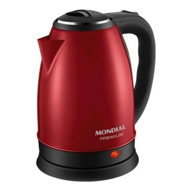 Imagem de Chaleira Elétrica Mondial Premium 2L 127V Vermelho