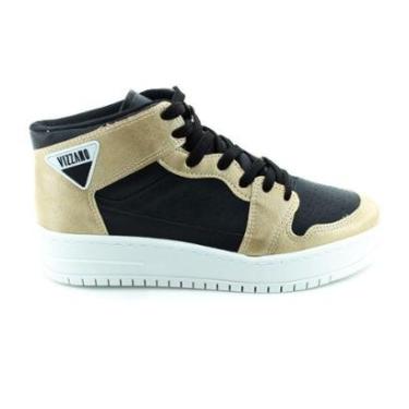 Imagem de Tênis Feminino Vizzano 1389.103 - Dourado E Preto-Feminino
