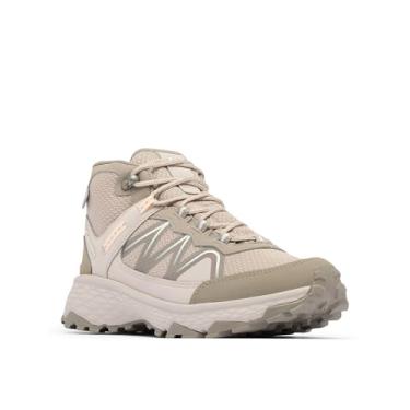 Imagem de Columbia Tênis de caminhada feminino Peakfreak Rush Mid Outdry, Marrom macio/pêssego branco, 38
