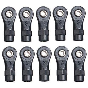 Imagem de WEFEINO 10Pcs Plastic Tie Rod End Ball Joint Link Ball Head Holder Compatible with 1/10 Tra-xxas TRX-4 RC Crawler Car (#3A)